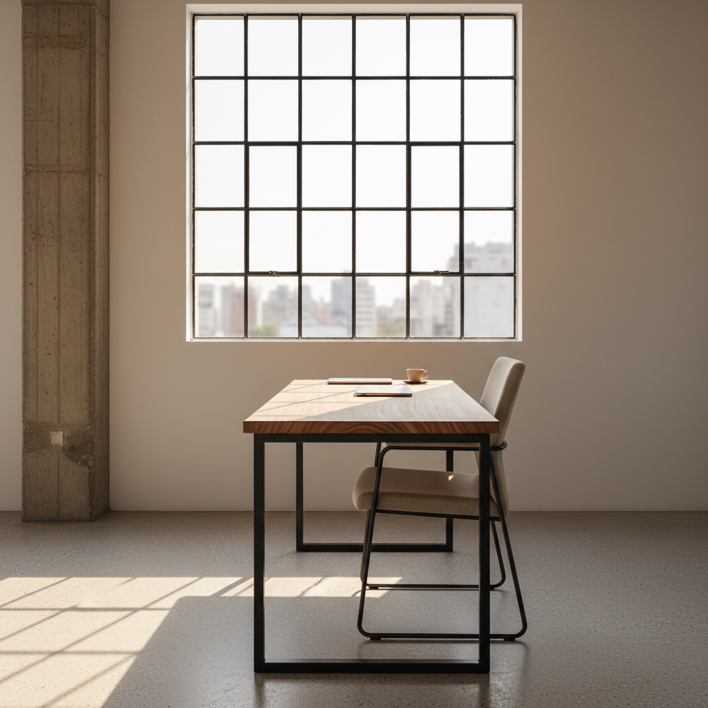Espacios de Trabajo Esenciales: La Curaduría del Coworking Minimalista