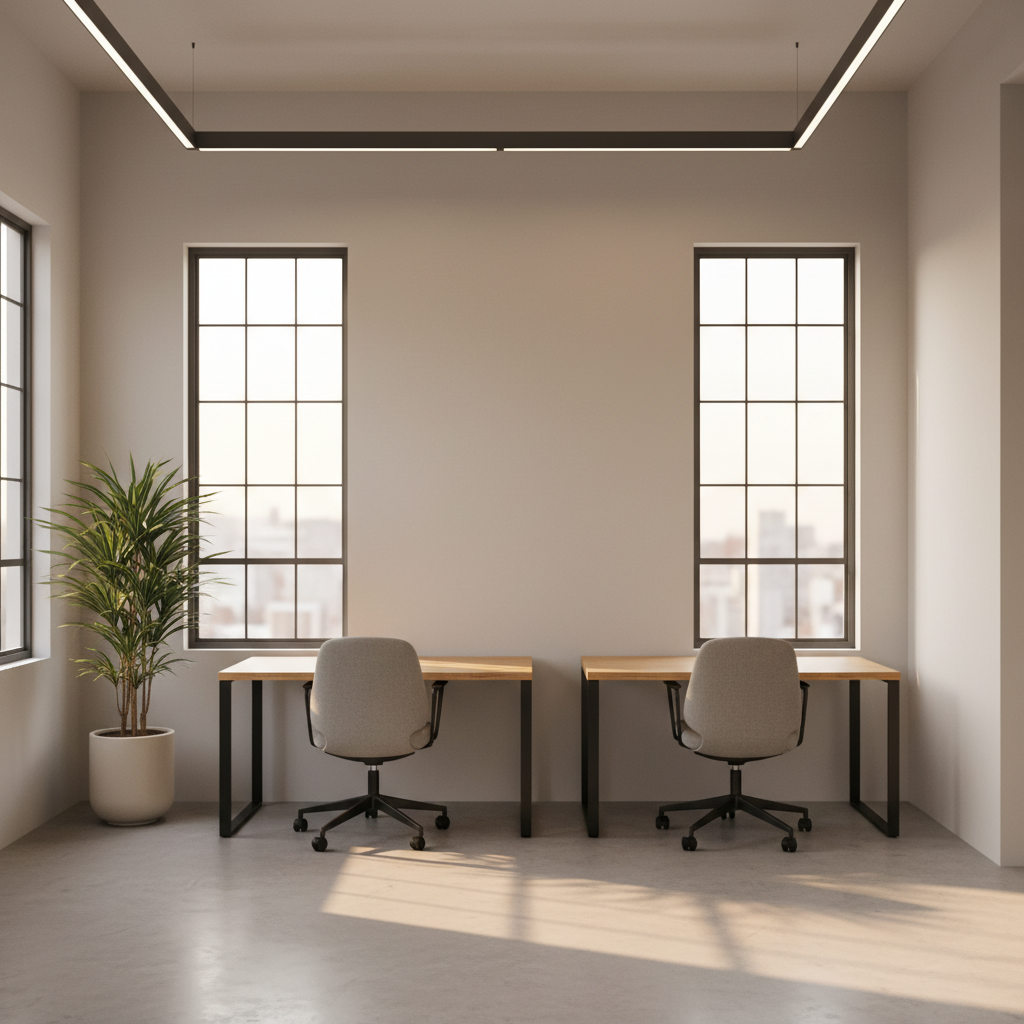 Espacios de Trabajo Esenciales: La Curaduría del Coworking Minimalista