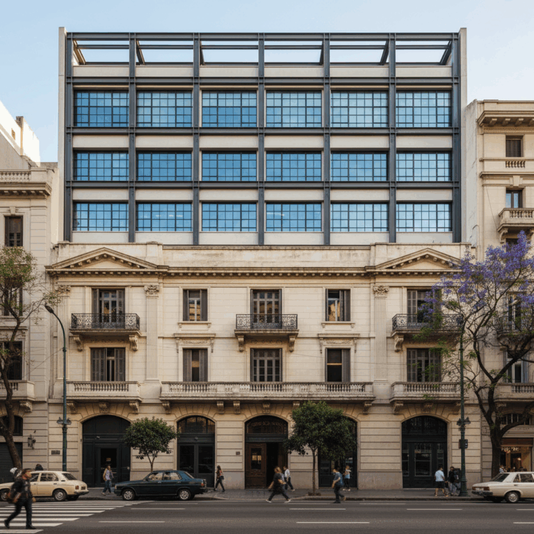 Diálogo de Eras: Cuando el Acero Abraza la Cornisa