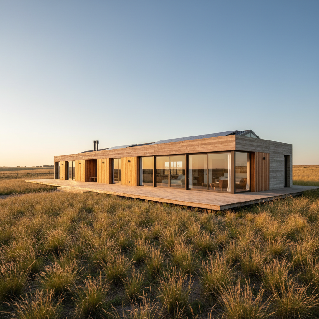 Vivir el Campo, Diseñar el Futuro: Arquitectura Sostenible al Estilo Argentino
