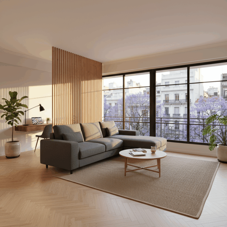 La Sutil Frontera: Redefiniendo el Living y el Home Office Urbano