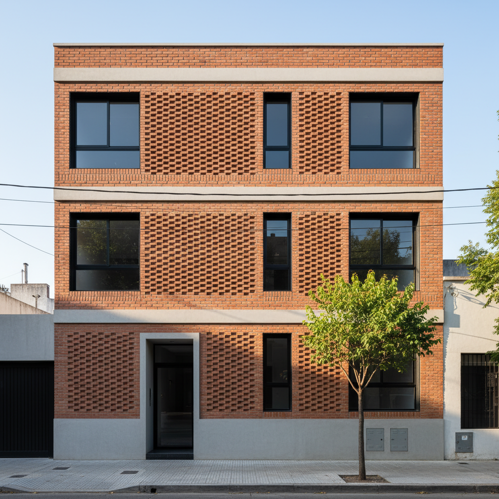 El Renacer Cerámico: La Fachada de Ladrillo Reinventa su Estética y Función