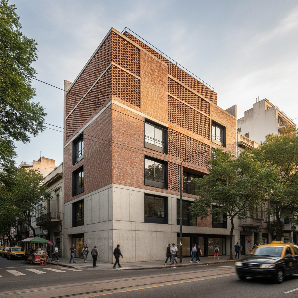 El Renacer Cerámico: La Fachada de Ladrillo Reinventa su Estética y Función
