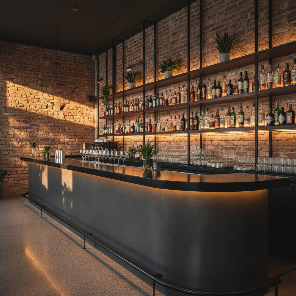 La Arquitectura Líquida: Diseñando Identidades Emblemáticas en el Espacio Bar