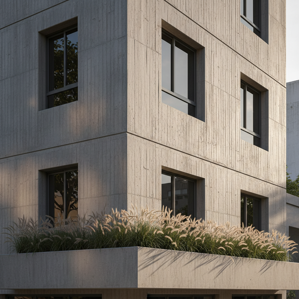 Robustez Refinada: El Concreto al Desnudo en el Diseño Residencial de 2025