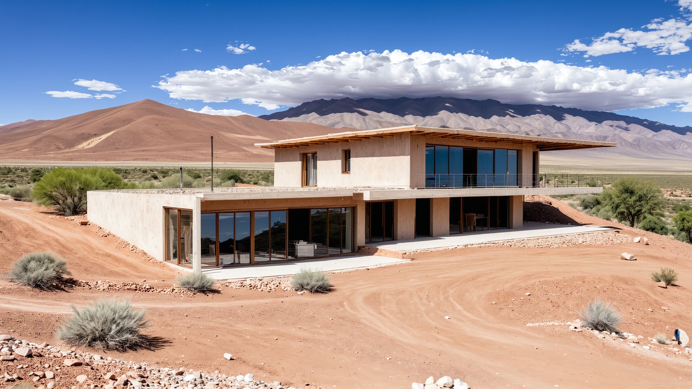 Arquitectura en el Desierto: Innovaciones para la Frescura y la Funcionalidad