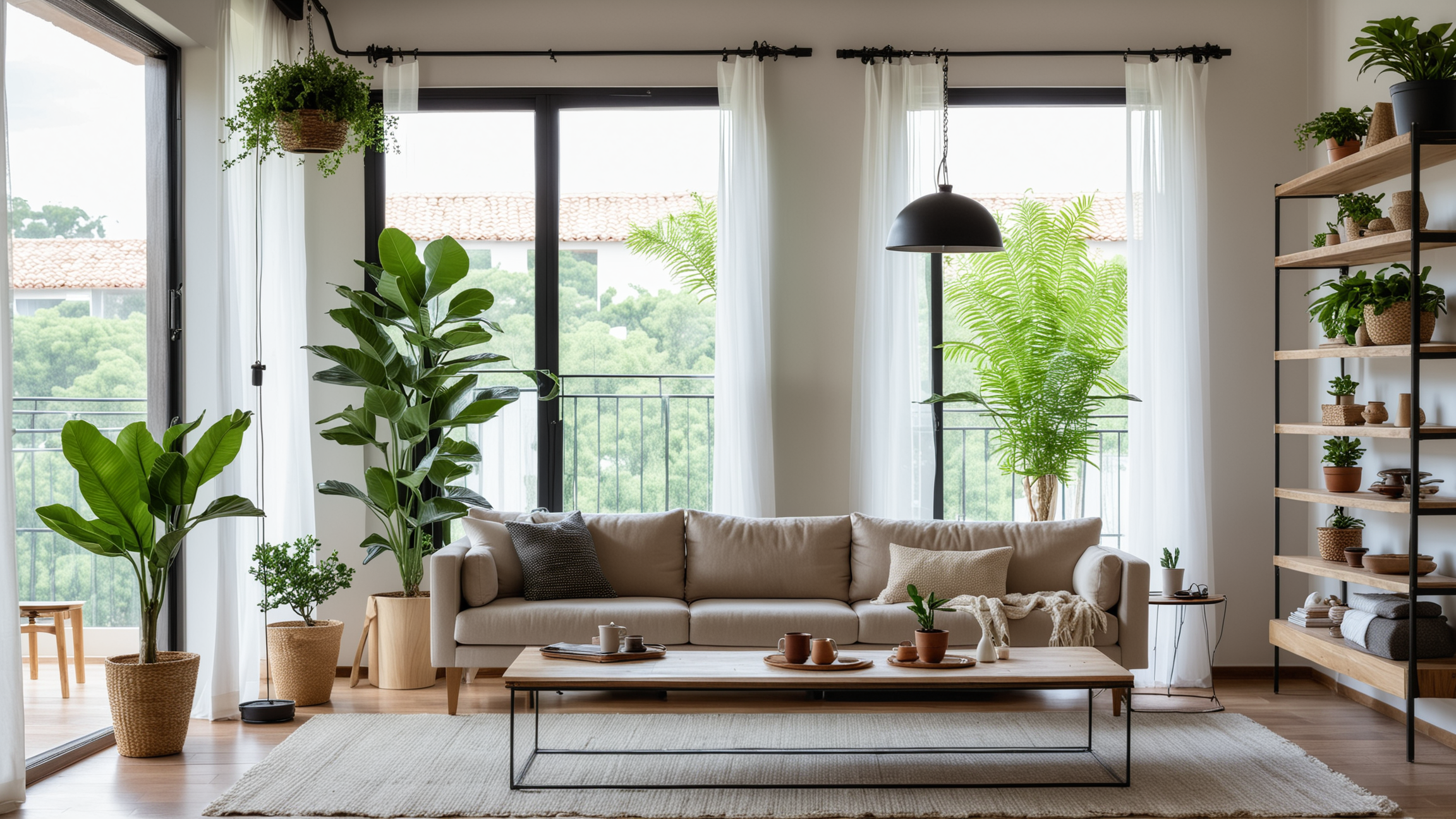 Renovación Verde: El Impacto de las Plantas Colgantes en Espacios Interiores