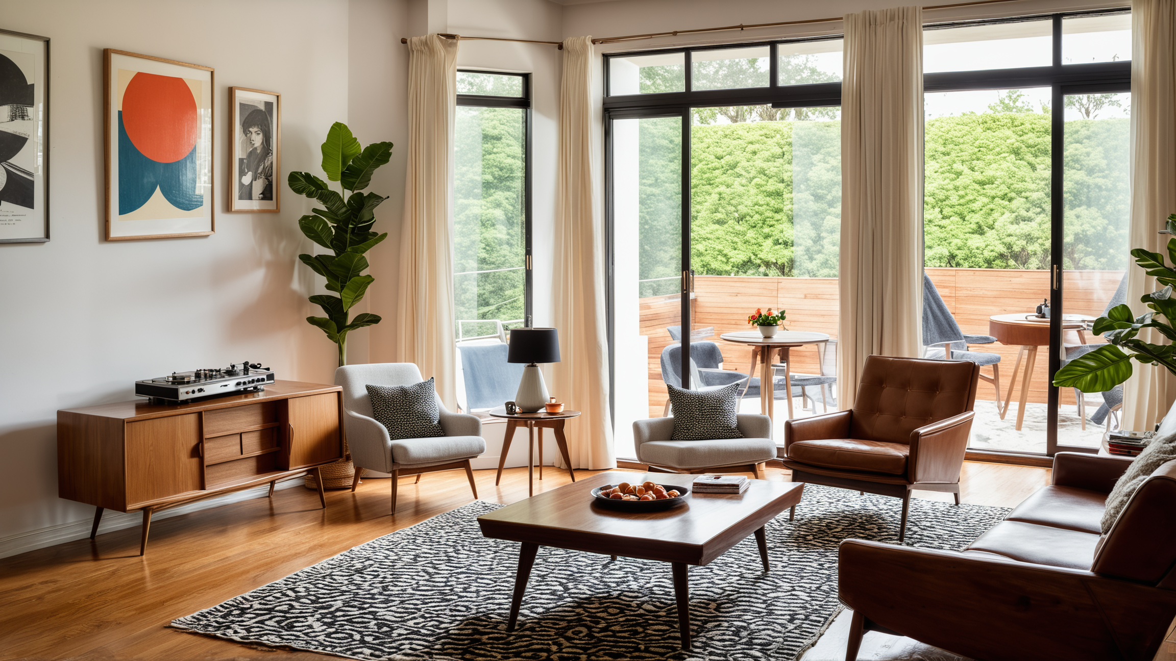 Interiores Retro: Un Viaje Temporal con Estilo Moderno
