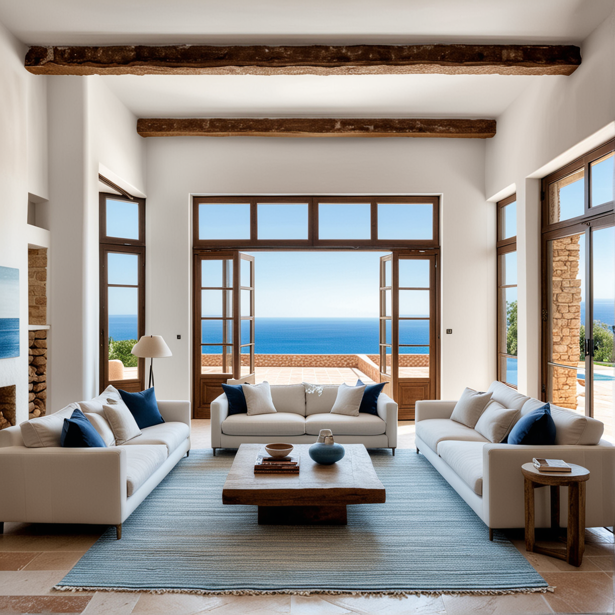 Creando un Refugio Mediterráneo en tu Sala de Estar