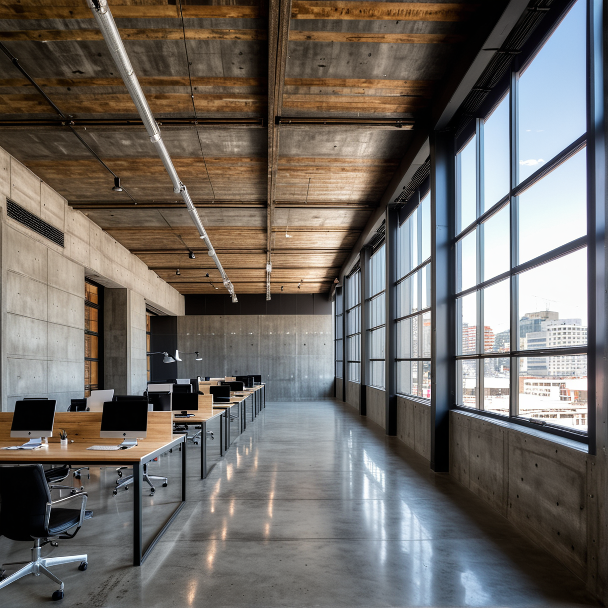 El Renacer de las Oficinas con Estética Industrial en Argentina