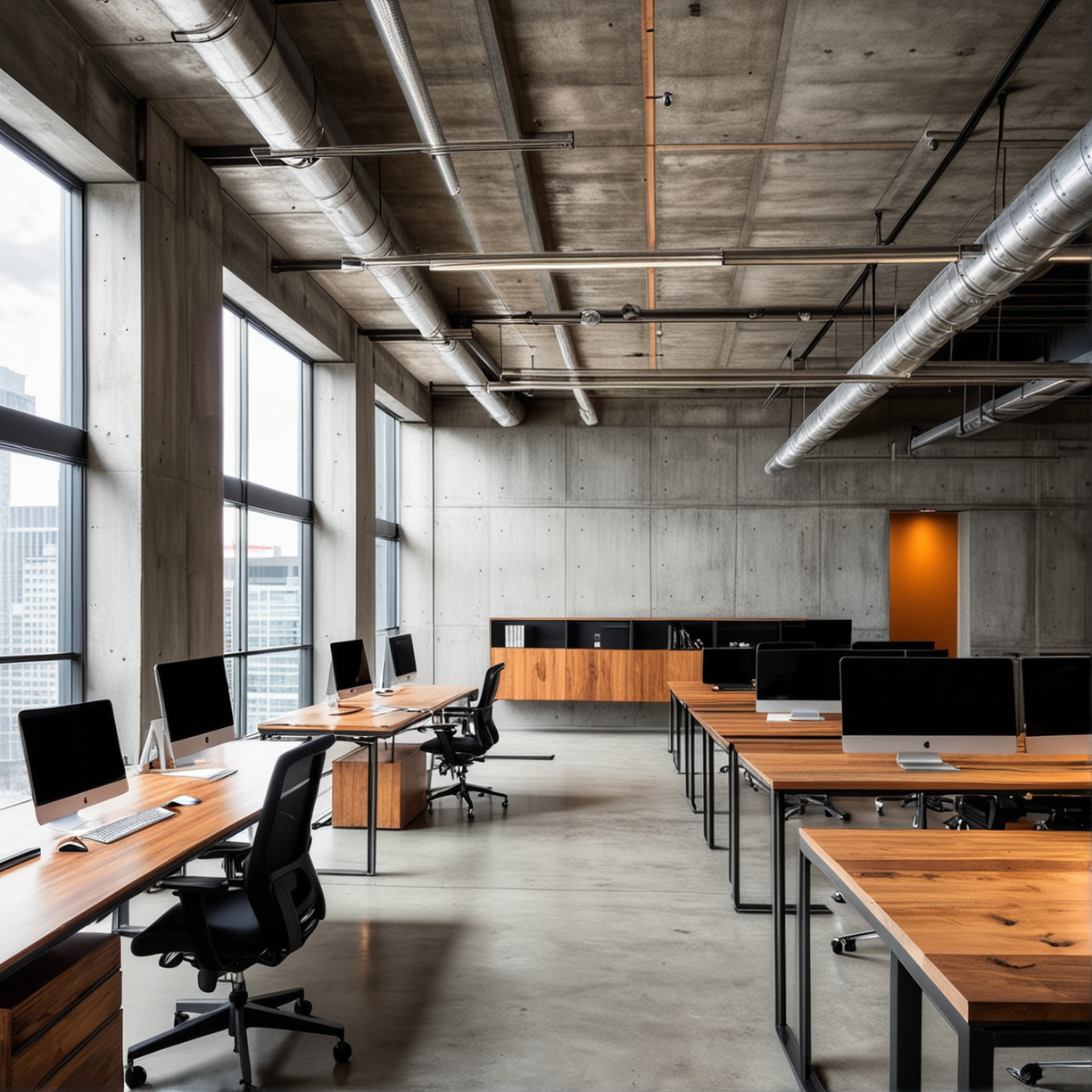 La Estética Industrial: Un Nuevo Paradigma en Oficinas Modernas