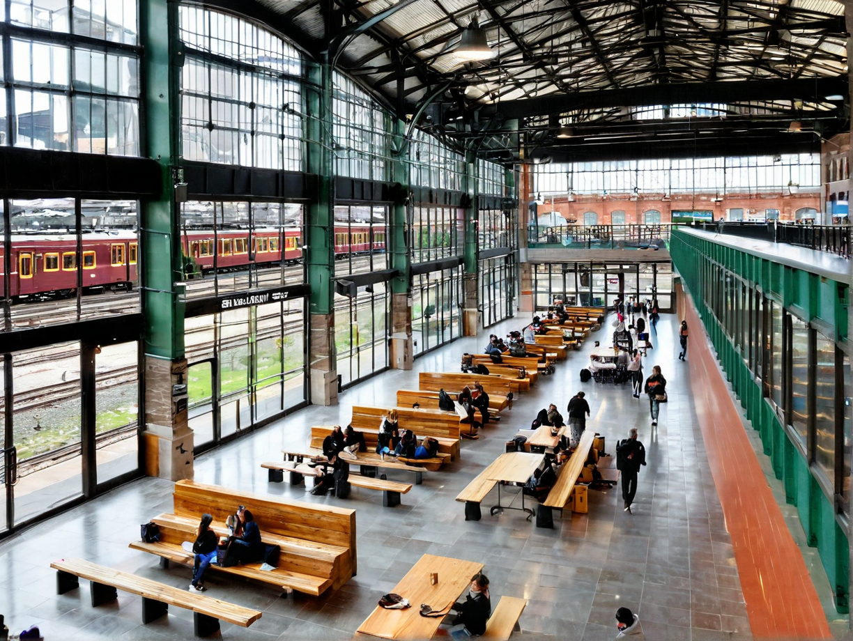 Estaciones de tren recicladas: Un viaje hacia la sustentabilidad urbana