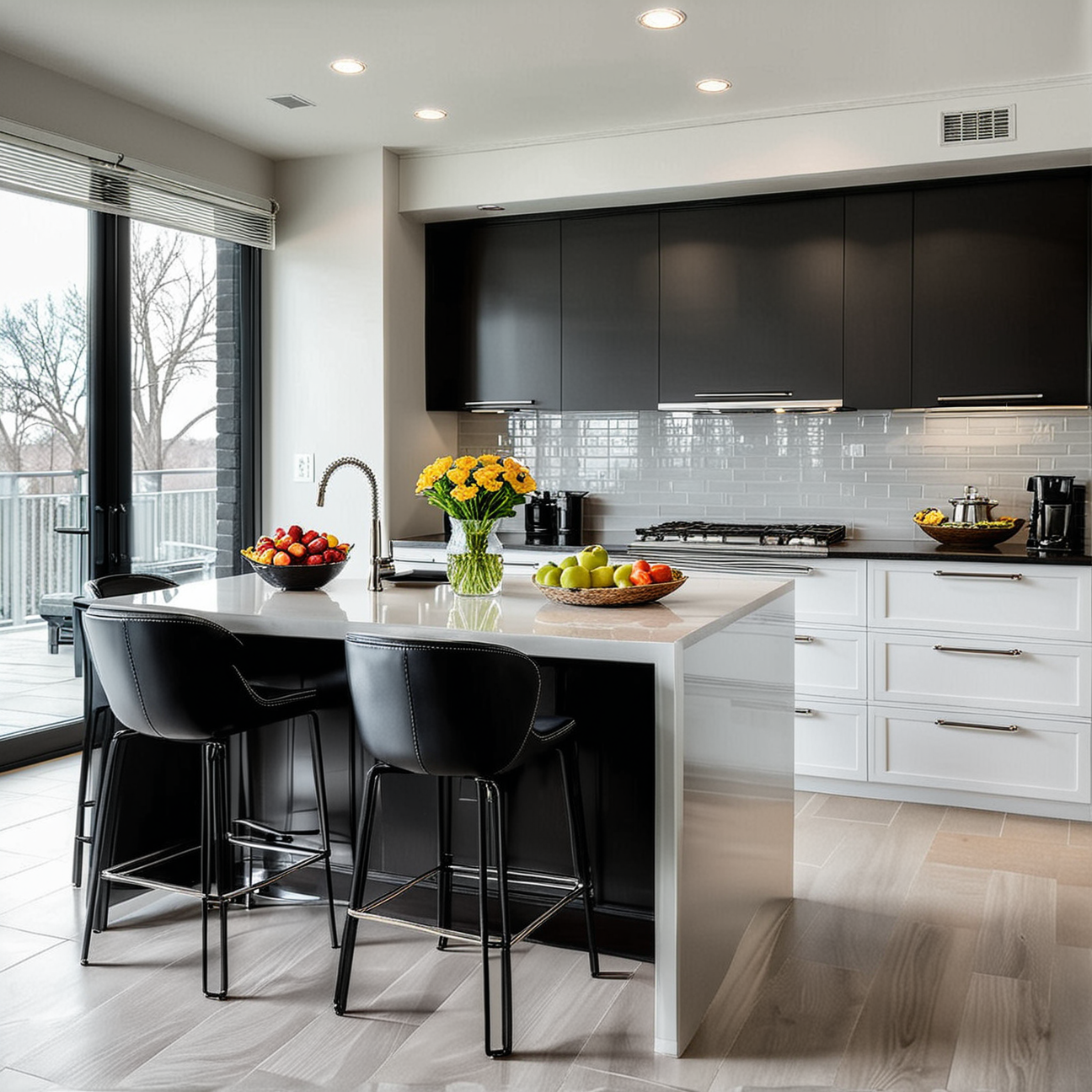 Cocinas en Blanco y Negro: La Sinfonía Perfecta de Estilo y Eficiencia