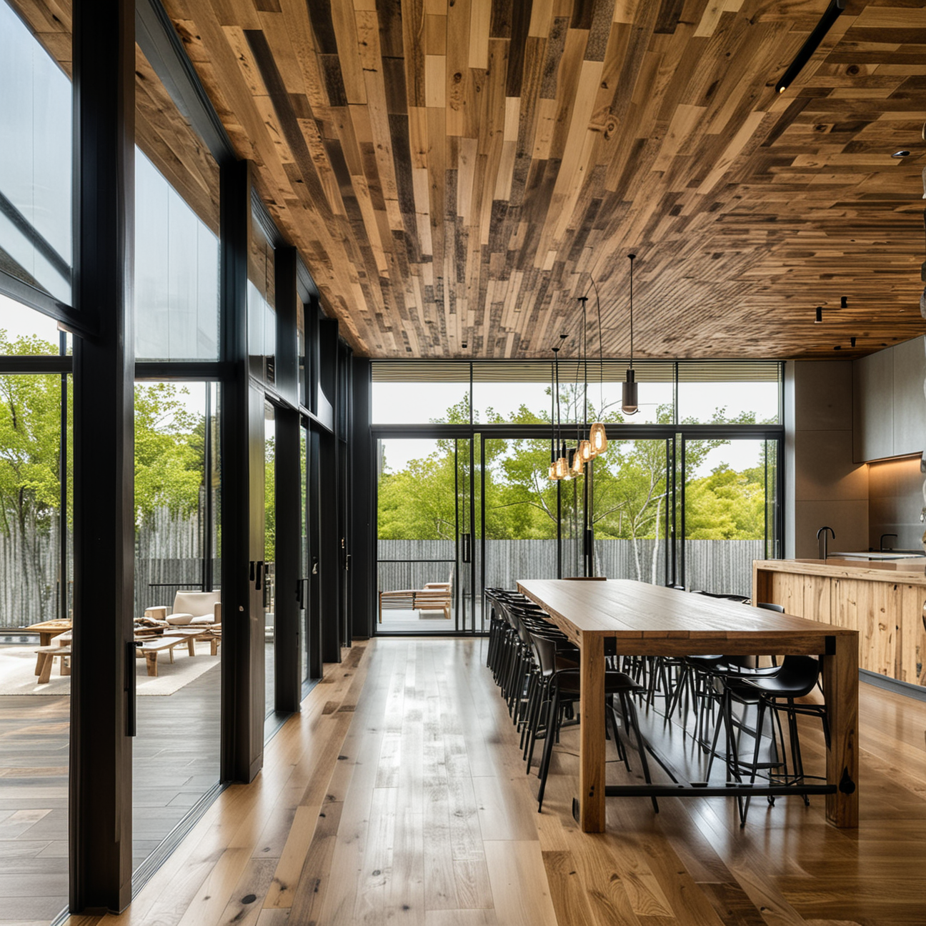 Redefiniendo Espacios: La Madera Reciclada como Pilar de la Sostenibilidad en la Arquitectura
