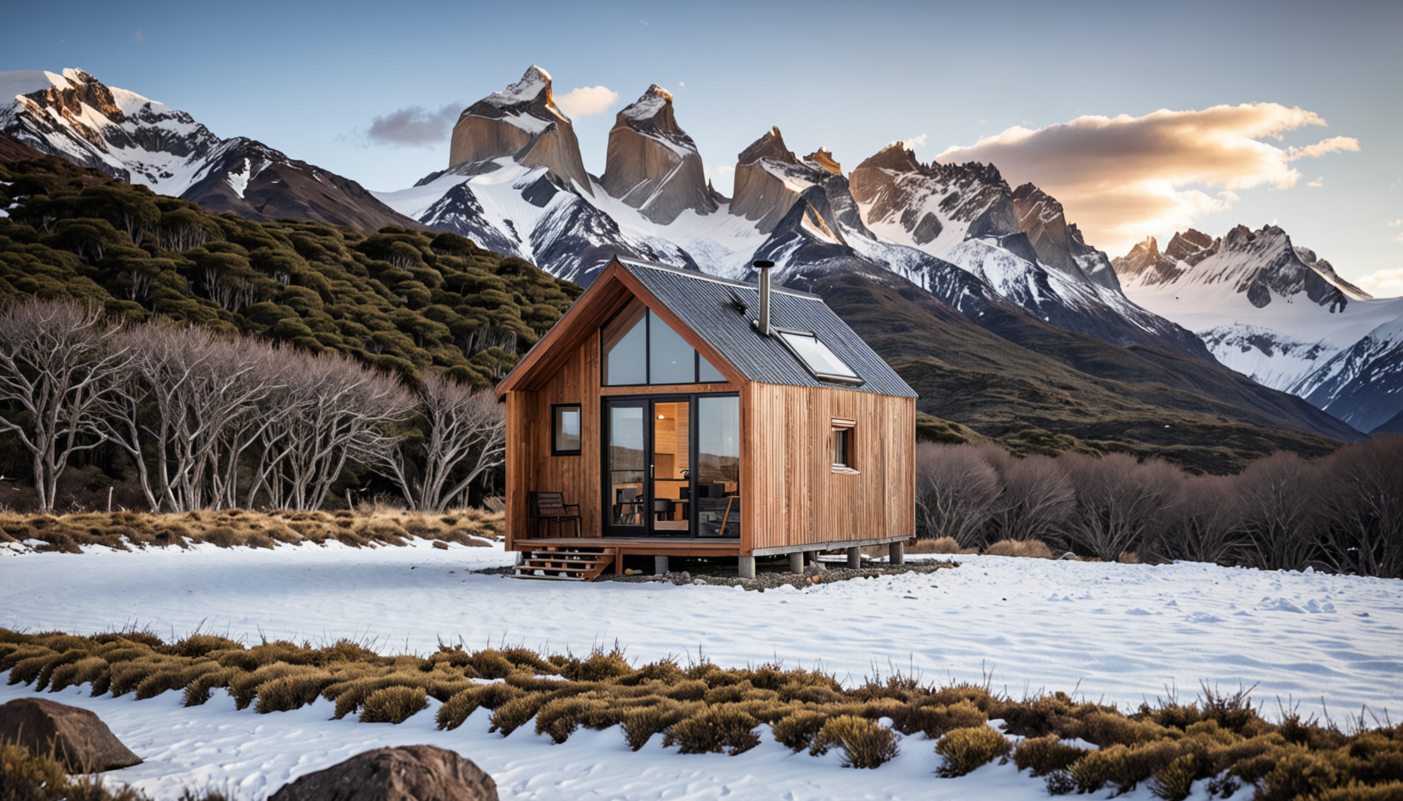 Viviendas mínimas, desafíos máximos: Tiny houses en climas extremos