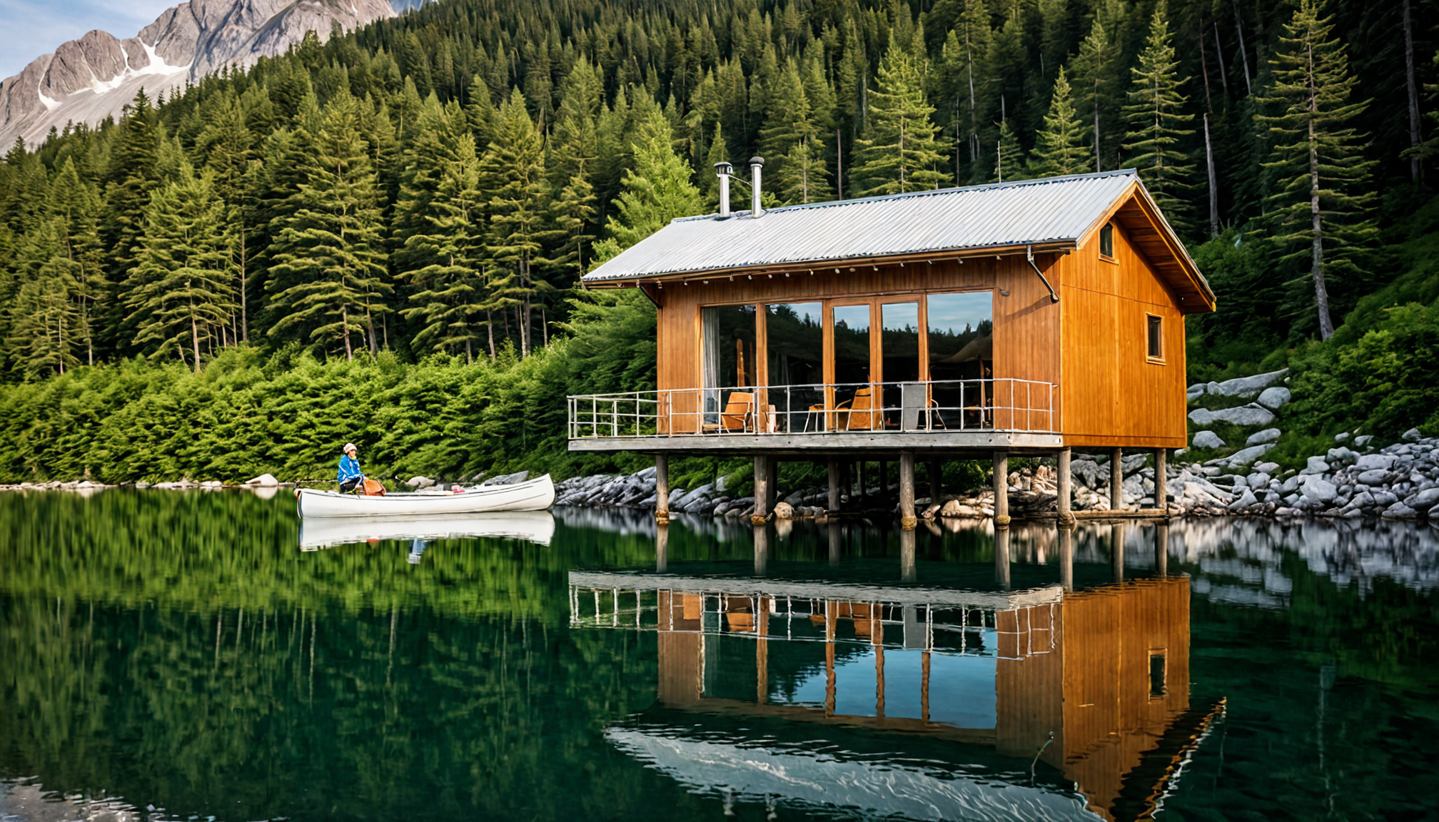 El Renacer de las Aguas: Viviendas Flotantes en los Lagos Alpinos